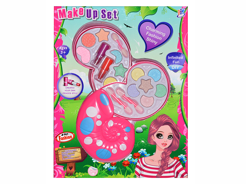 Sea Snail  Shape Three-Layer Children's Cosmetics