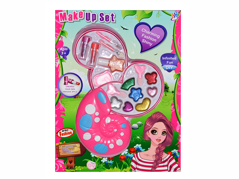 Sea Snail  Shape Three-Layer Children's Cosmetics