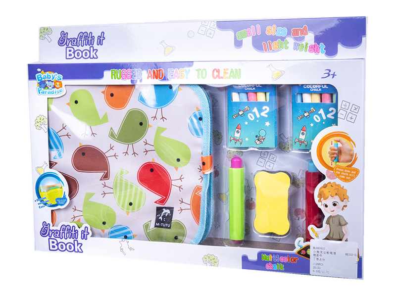 Little Bird Dust-Free Chalk Painting Book