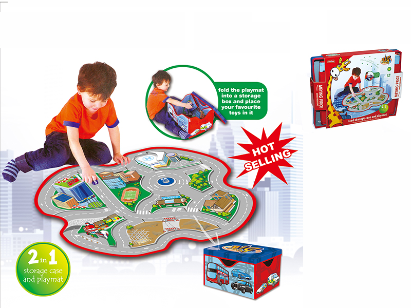 2 In 1 Toy Carpet & Storage Box