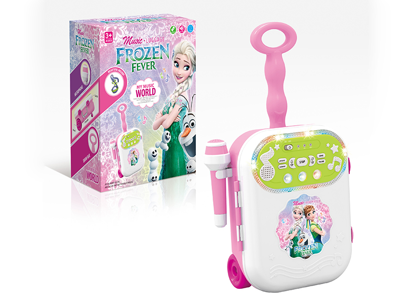 Frozen Music Luggage With Microphone