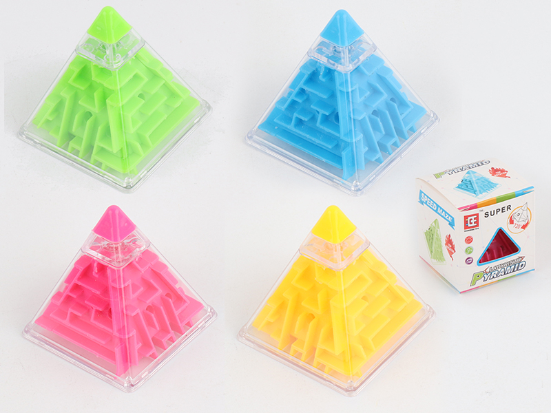 Solid Color Pyramid  Maze