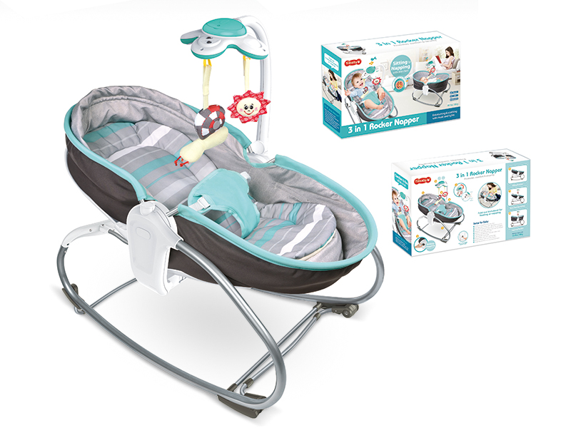 3 In 1 B/O Baby Bouncer Sleeping Basket