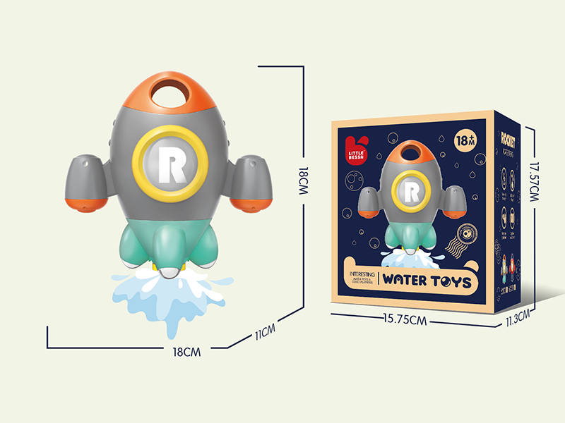 Rotating Spray Rocket