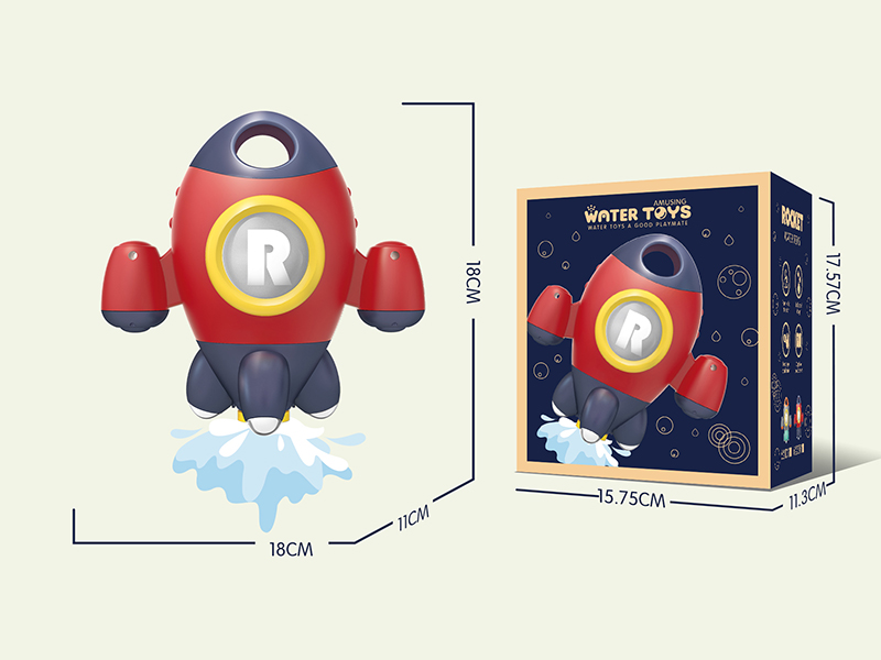 Rotating Spray Rocket