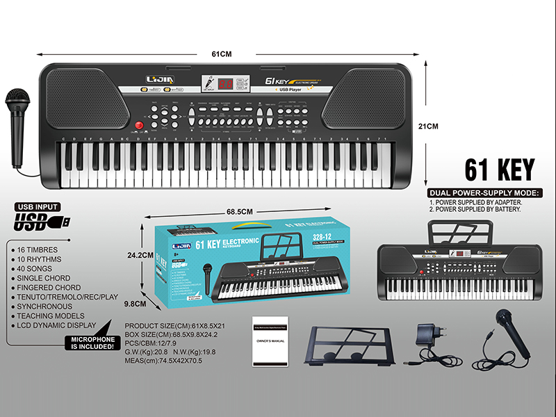 61 Keys  Electronic Organ