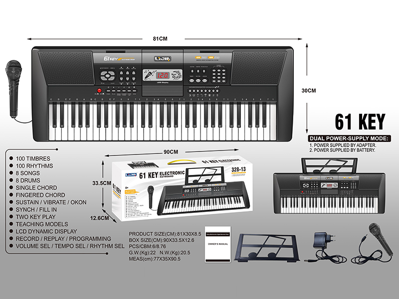 61 Keys  Electronic Organ