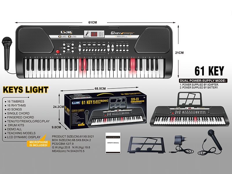 61 Keys  Electronic Organ