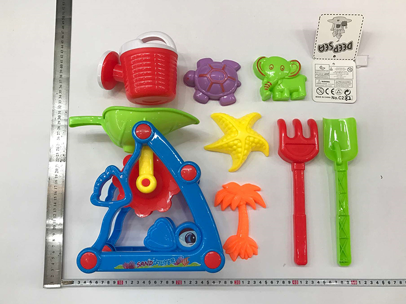 Beach Hourglass Toys 8pcs
