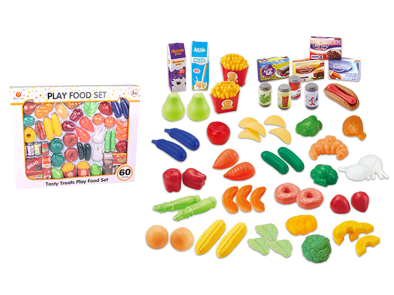 60PCS Foods Set