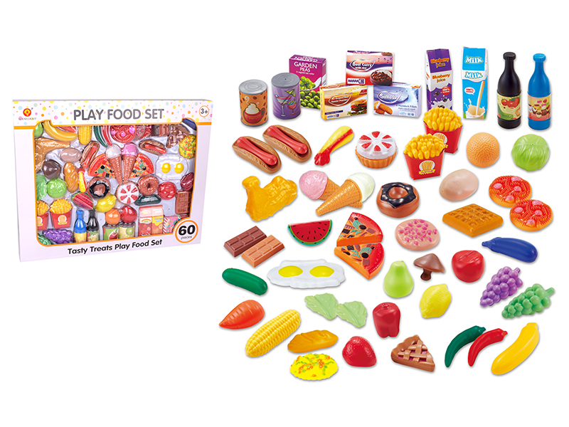 60PCS Foods Set