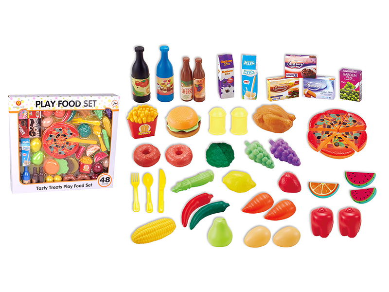 48PCS Foods Set