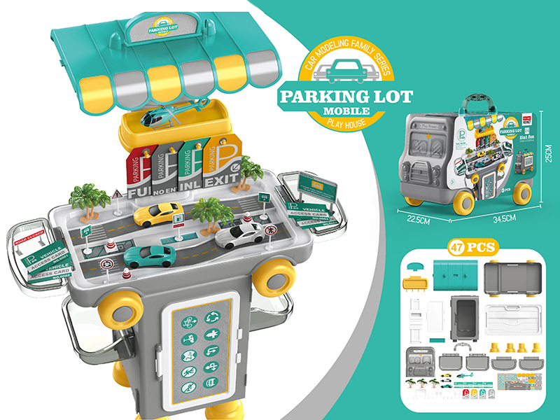 Multifunction 2 In 1 Parking Lot  47pcs