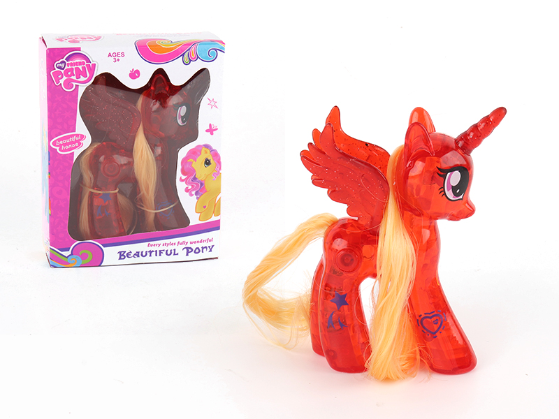Transparent My Little Pony With Light