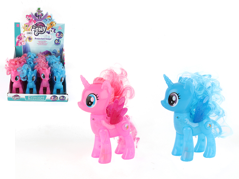 My Little Pony With Projection ,Light And Music 12pcs