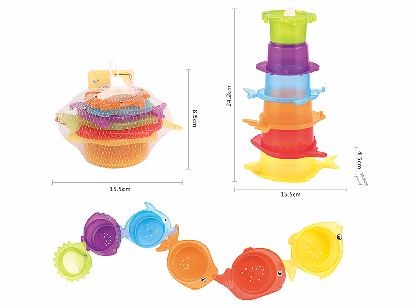 Transparent Fish  Jenga