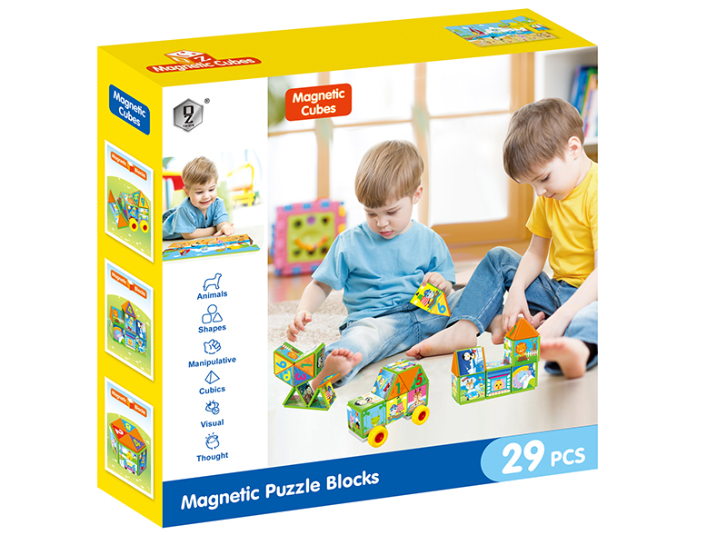 Magnetism Building Blocks Plate 29PCS