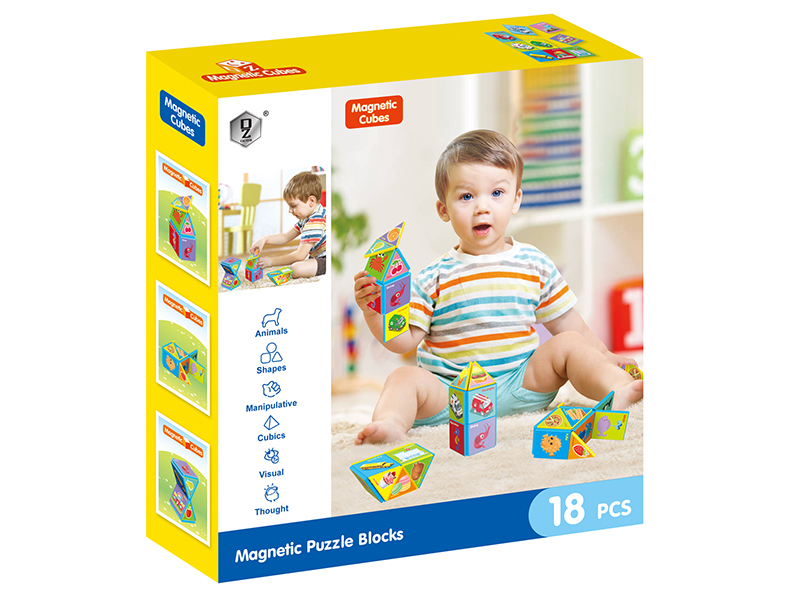 Magnetism Building Blocks Plate 18PCS