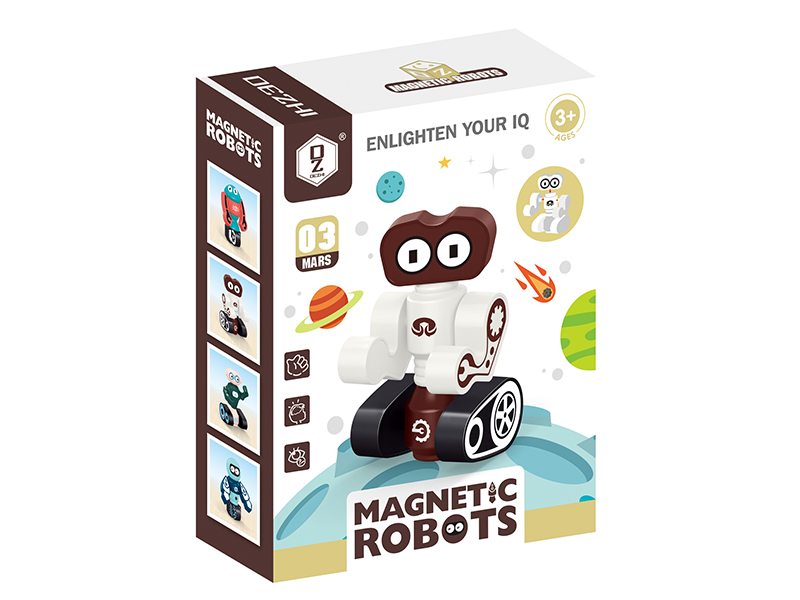 Magnetism Building Blocks Astronaut