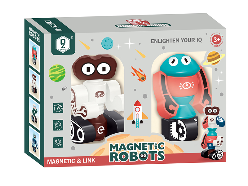 Magnetism Building Blocks Astronaut 2PCS