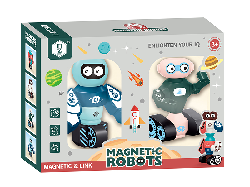 Magnetism Building Blocks Astronaut 2PCS