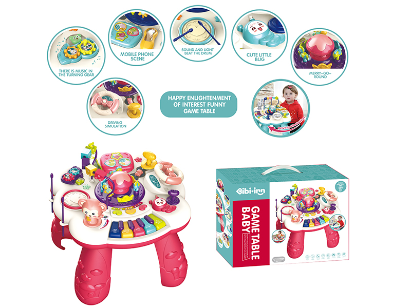 Baby Game Table(Red)