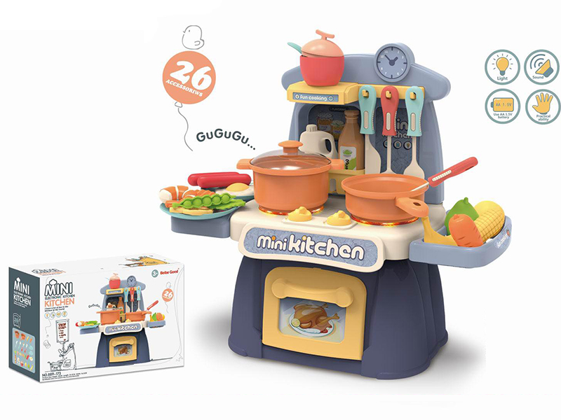 Mini Electronic Kitchen Set With Sound And Light