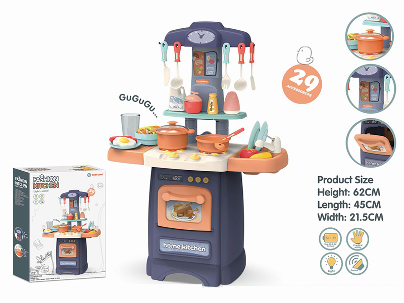 Fashion Kitchen Set With Light And Sound