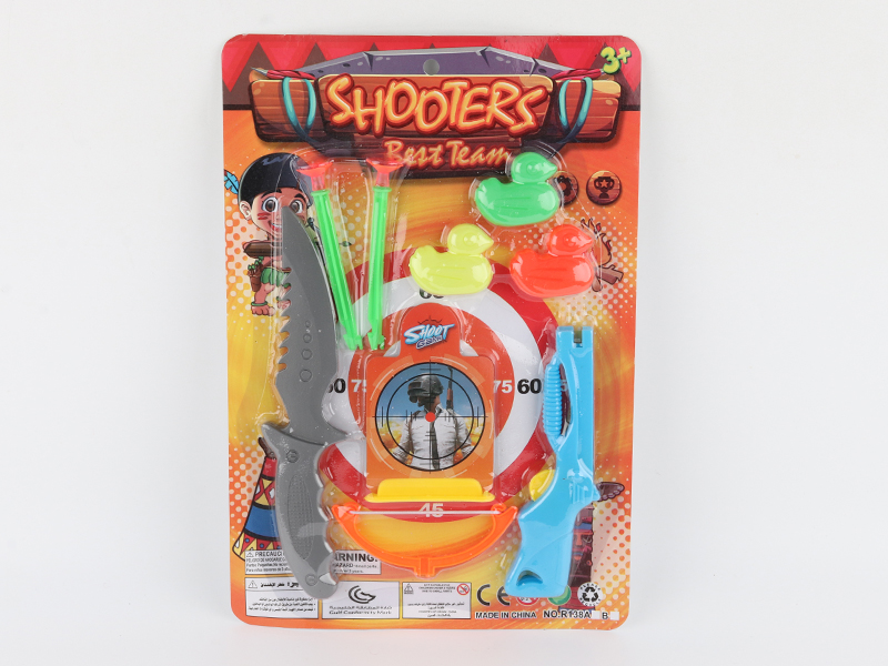 Bow And Arrow Gun + Duck + Knife