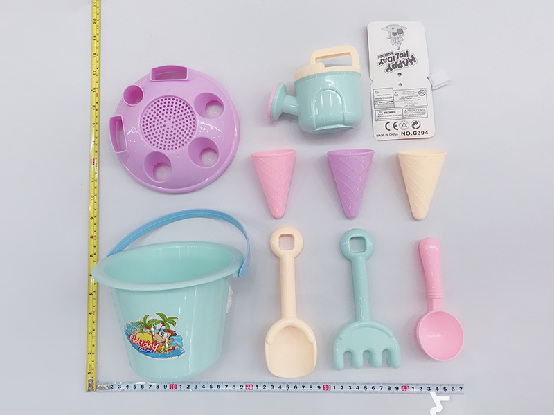 Beach Bucket Toy 9PCS