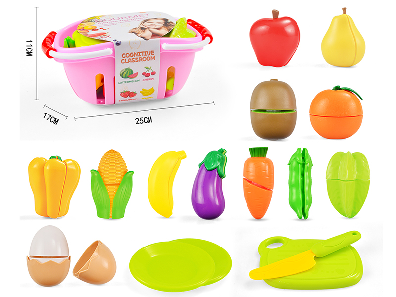 Cutting Fruits And Vegetable Set 17pcs