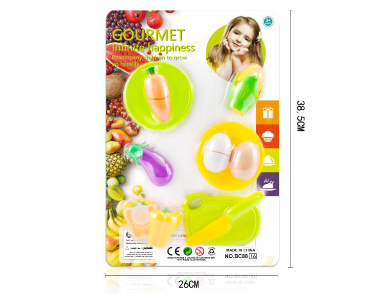 Cutting Fruits And Vegetable Set 9pcs