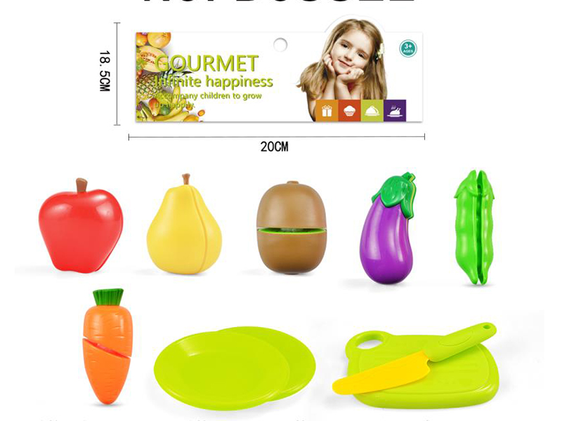 Cutting Fruits And Vegetable Set 10pcs