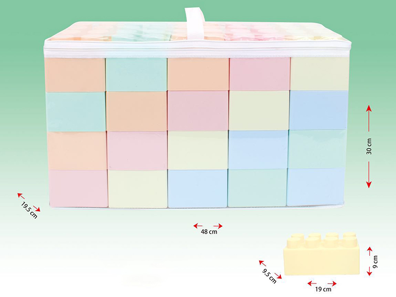 20pcs Macaron Color Large Building Blocks