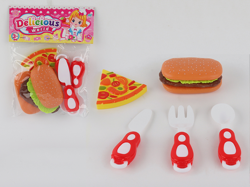 Pretend Play Toy Cutting Cake Set 8pcs