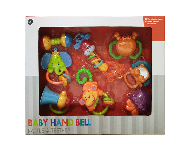 Teether Bell Set 8pcs