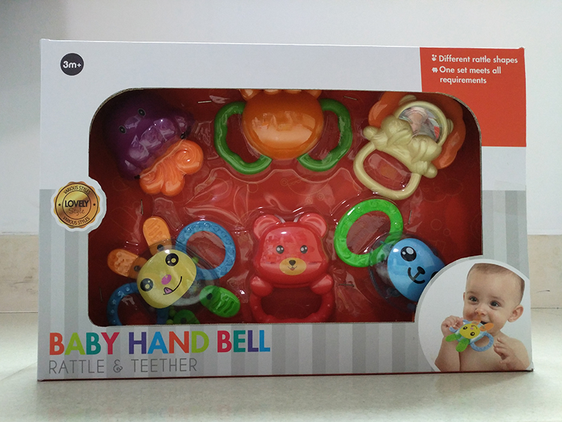 Teether Bell Set 6pcs