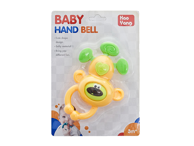 Teether Monkey Bell