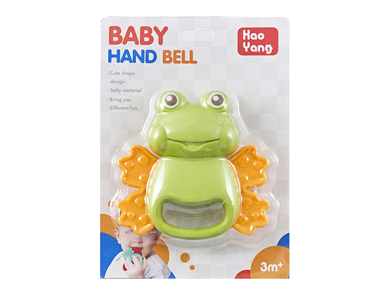 Teether Frog  Bell