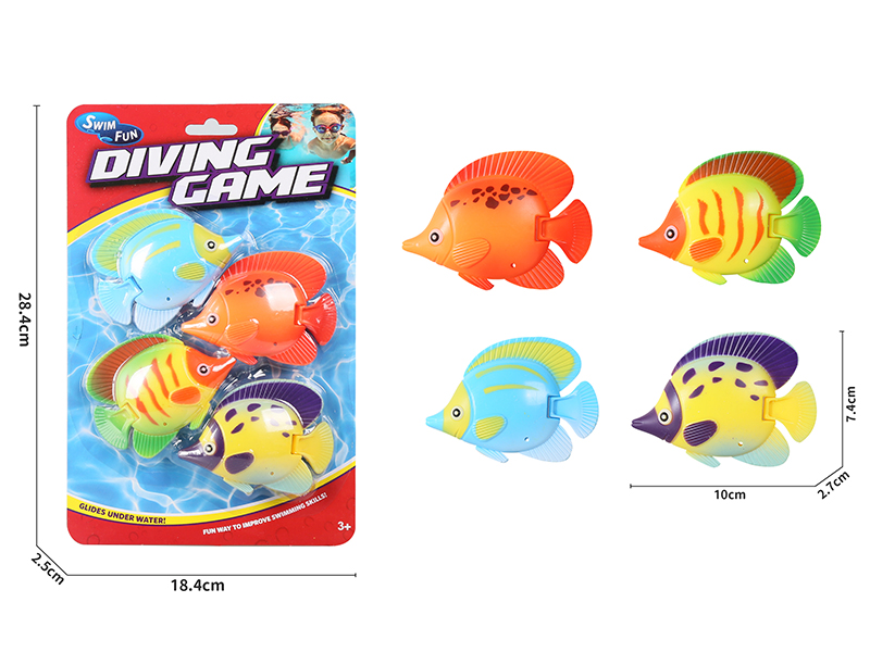 Diving  Tropical  Fish