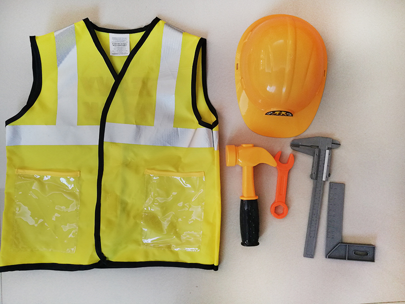 Engineering Suit With Plastic Cap