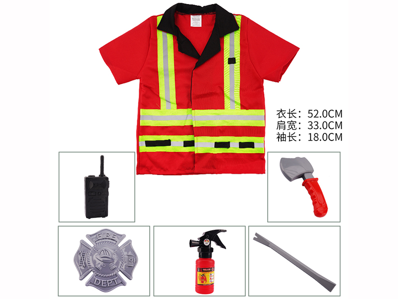 Short Sleeves Fire Control Dress Up