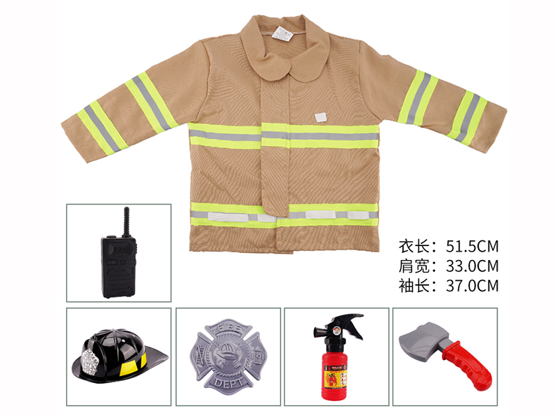 Long Sleeve Fire Control Dress Up(Black Fire Control Hat)