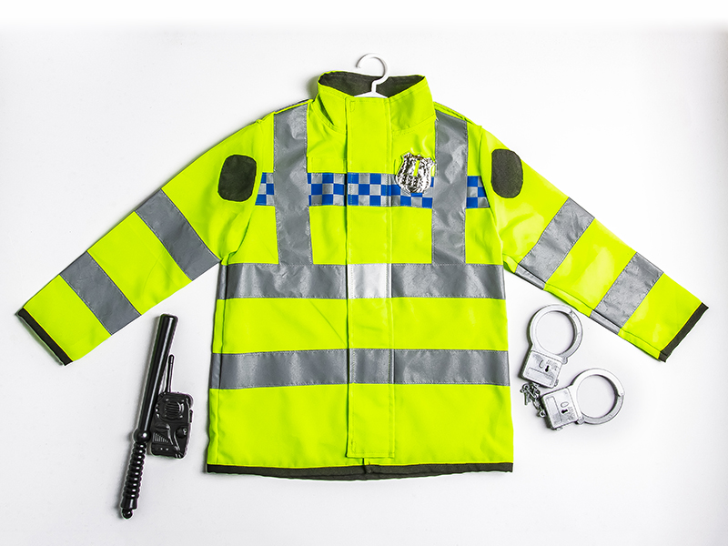 Long Sleeves  Police Uniform (Green)