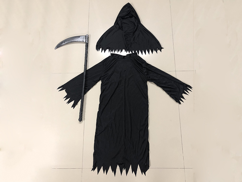 Halloween Ghost Costume With Gloves, Scythes