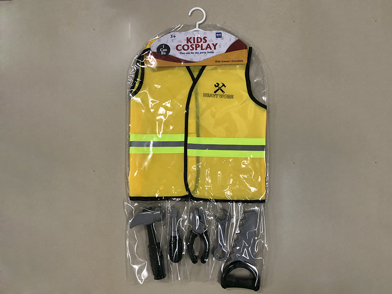 Vest Engineering Costume With Tools 5pcs