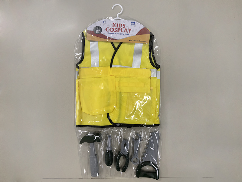 Engineering Costume With Hat , Tools 5pcs