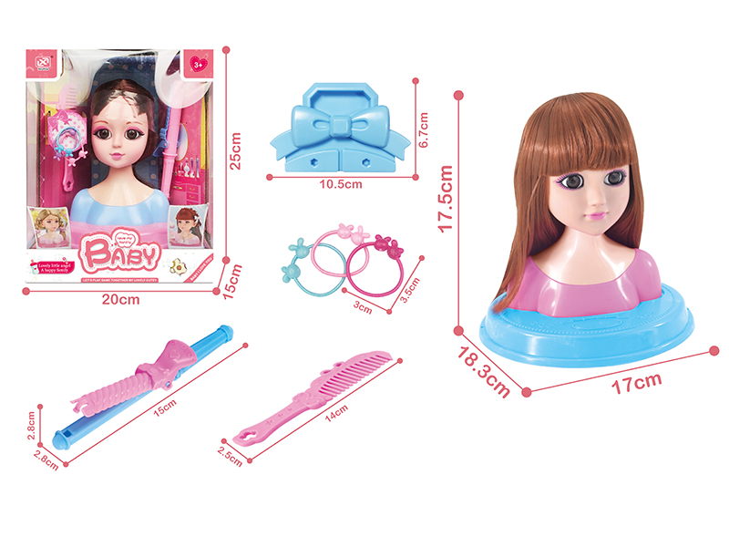 Half-Length Barbie head Set