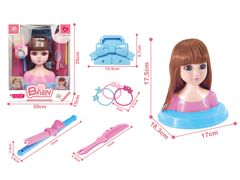 Half-Length Barbie head Set