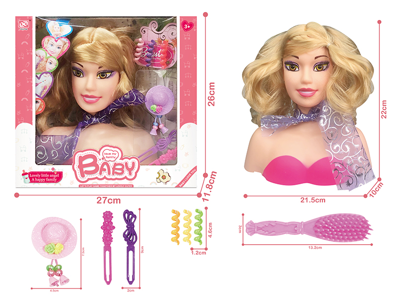 Half-Length Barbie head Set